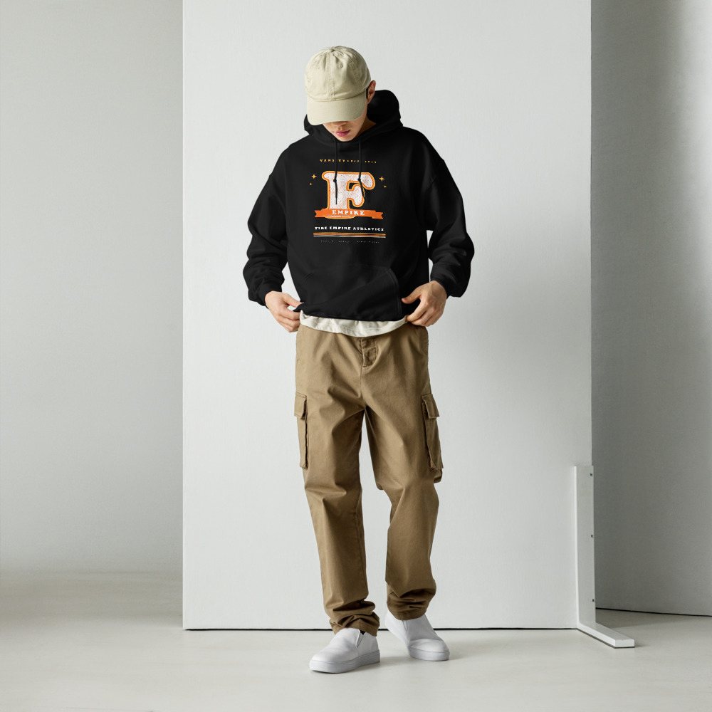 Fire Empire Varsity F Letterman Empire Hoodie Front
