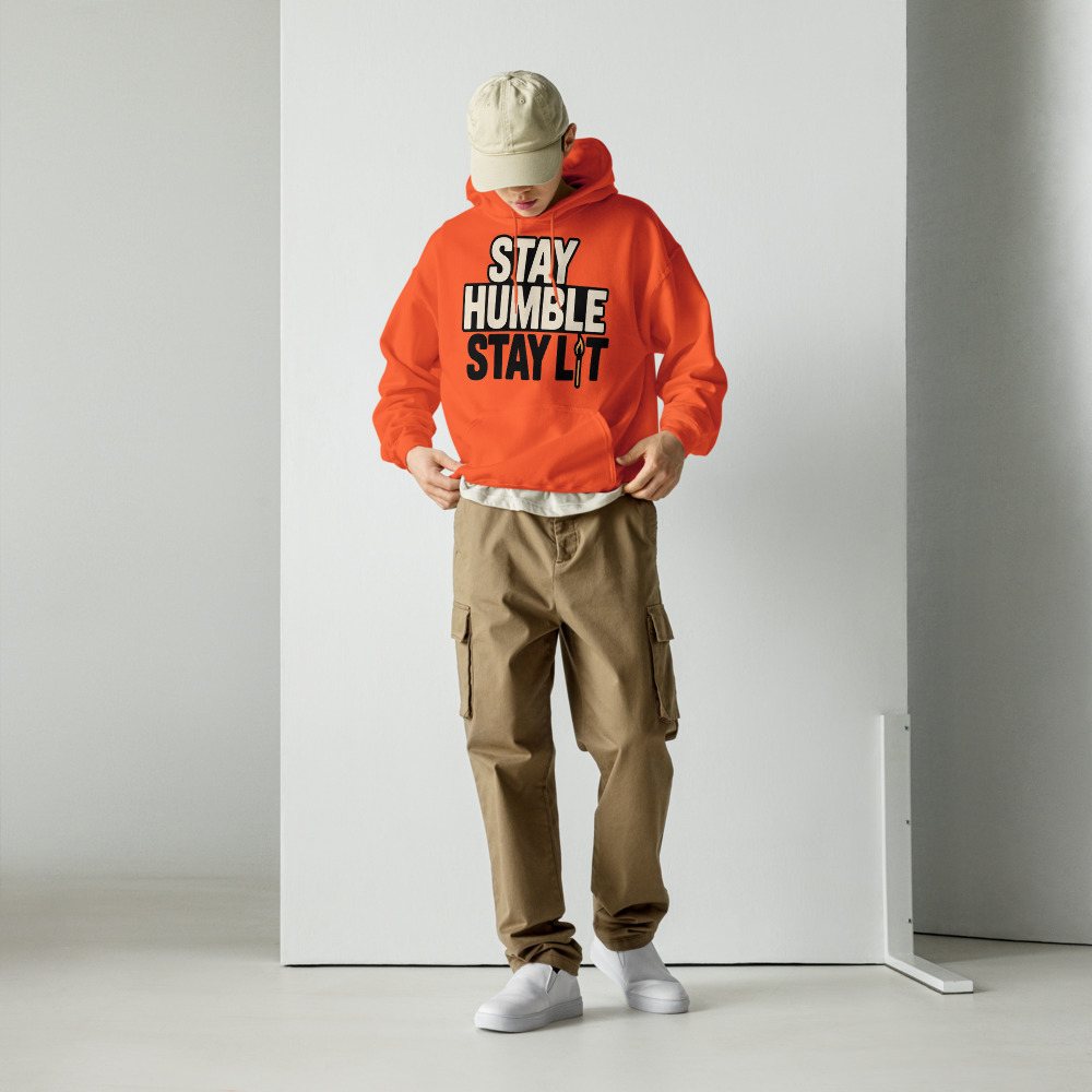 Fire Empire Stay Humble Stay Lit Hoodie Front