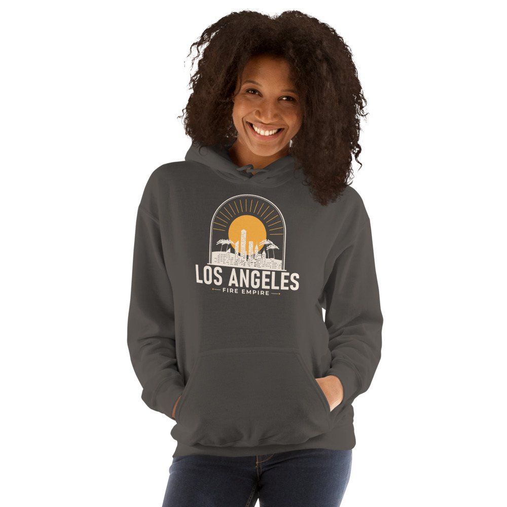 Fire Empire Los Angeles Skyline Hoodie Front