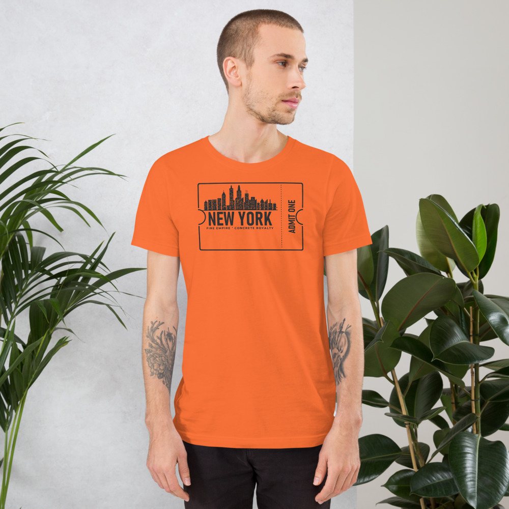 Fire Empire New York Ticket Tee Front