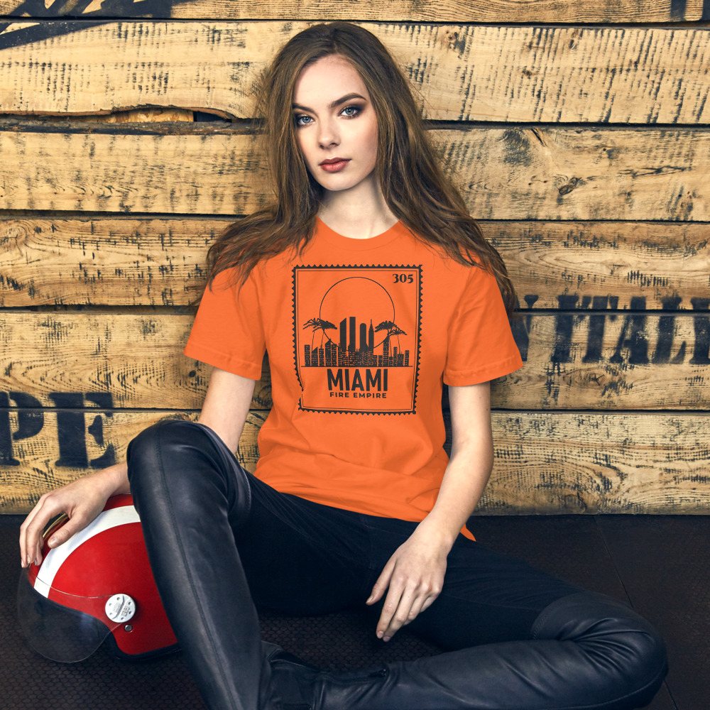 Fire Empire Miami Stamp Tee Front