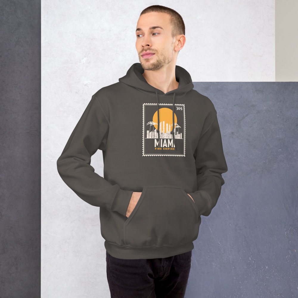 Fire Empire Miami Stamp Hoodie Front