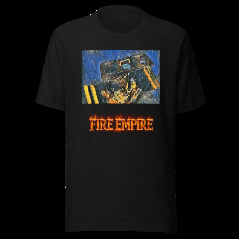 Fire Empire NFT Art Tee - Broken Speakers