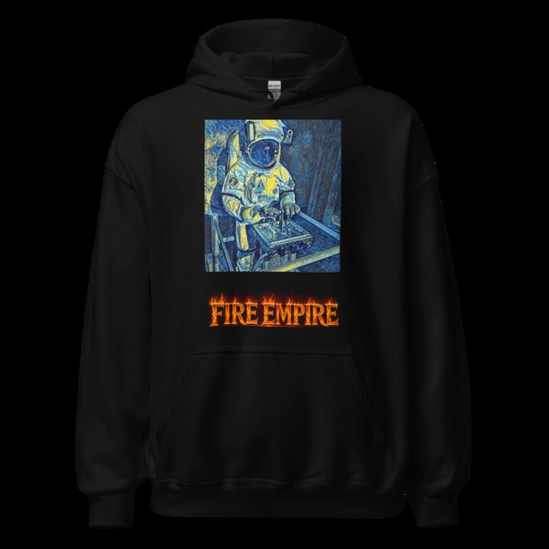 Fire Empire NFT Art Hoodie - Astronaut