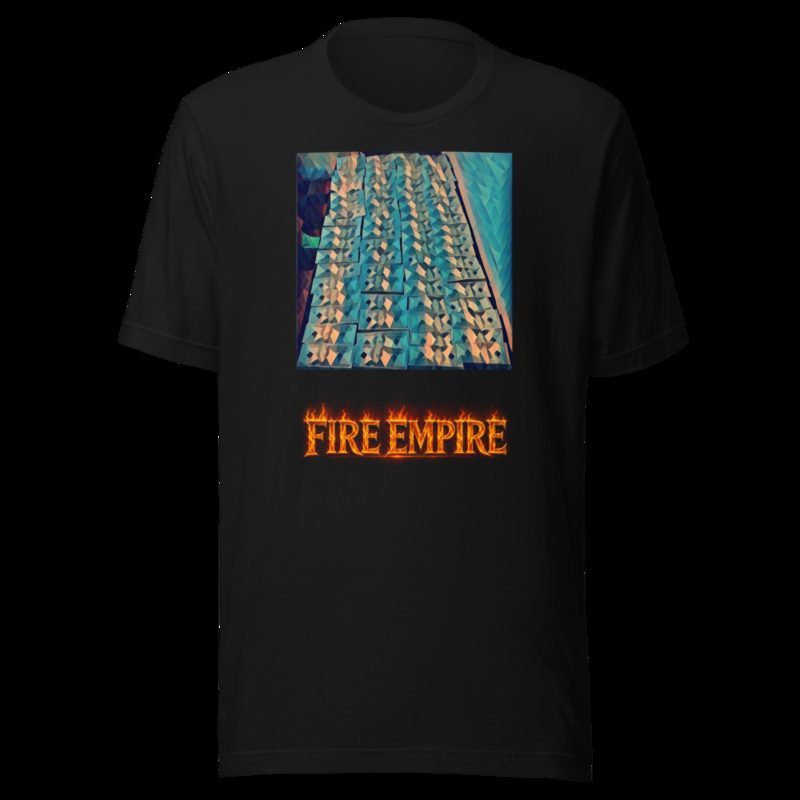 Fire Empire NFT Art Tee - Tile Pattern