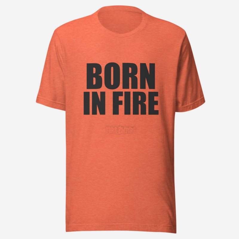 Fire Empire Born In Fire Tee Heather Orange