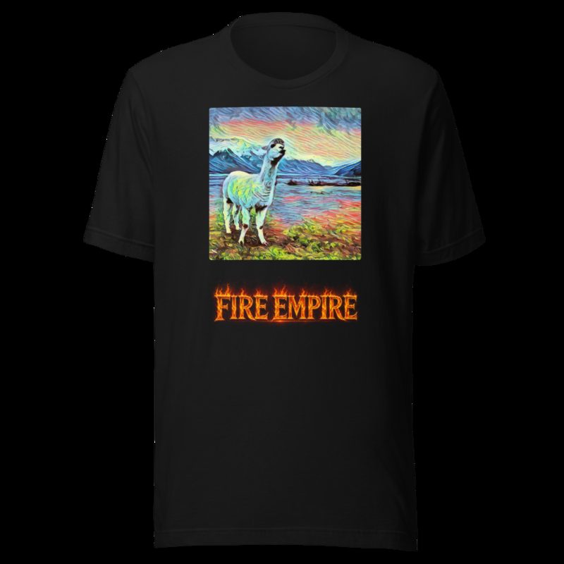Fire Empire Art Tee - Llama