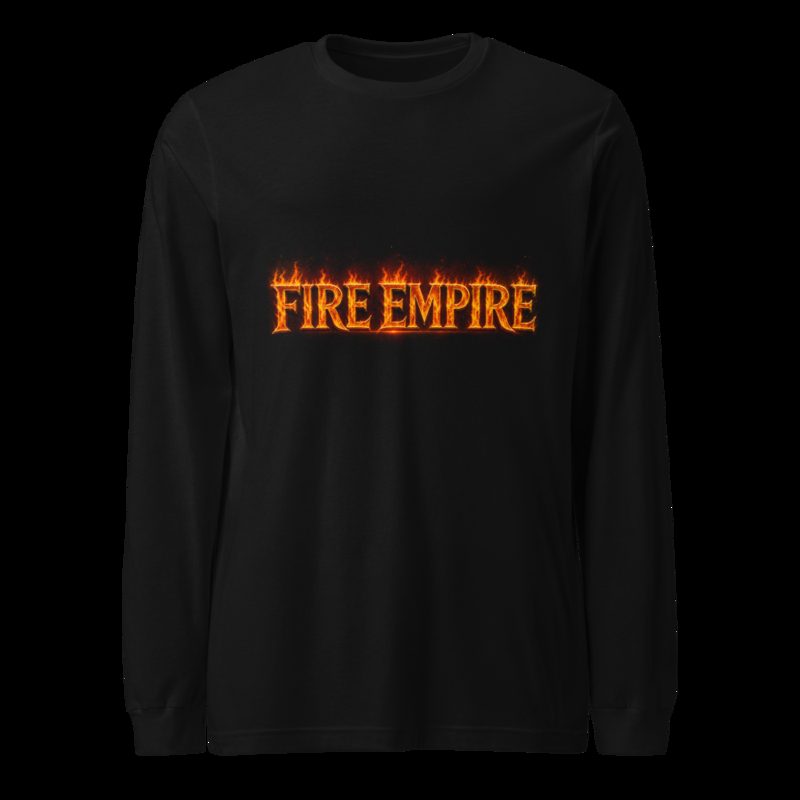 Fire Empire Flame Logo Long Sleeve Tee