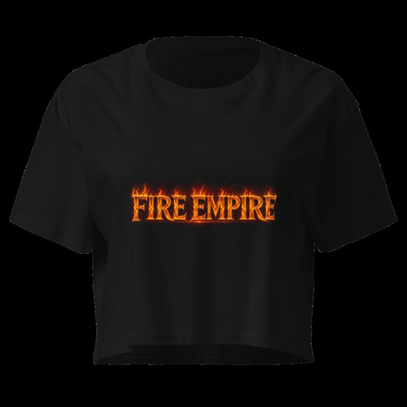 Fire Empire Flame Logo Crop Top