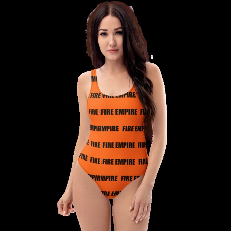 Fire Empire Wordmark One-Piece Swimsuit