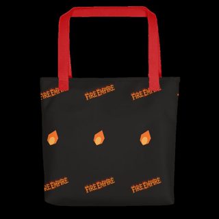 Fire Empire Flames Tote Bag Red