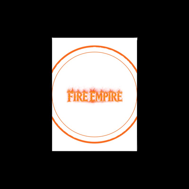 Fire Empire Circle Badge Poster