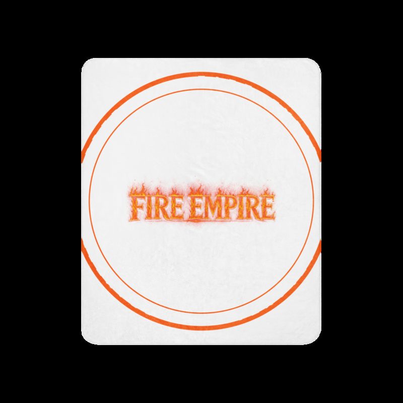 Fire Empire Circle Badge Sherpa Blanket