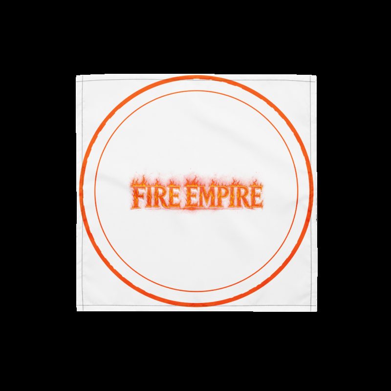 Fire Empire Circle Badge Water Bottle White