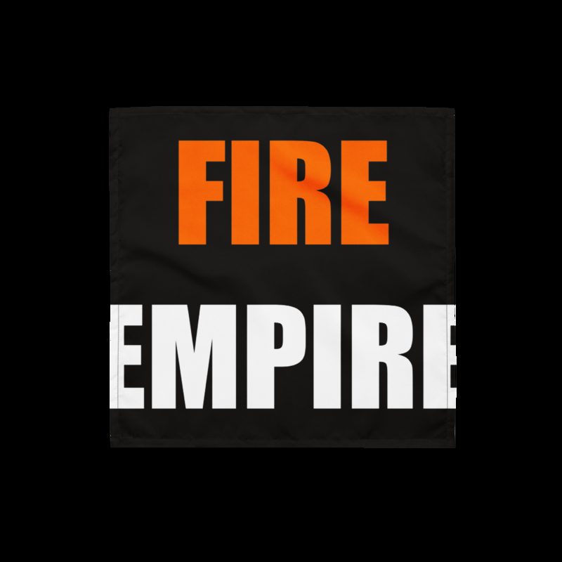 Fire Empire Stacked Water Bottle White