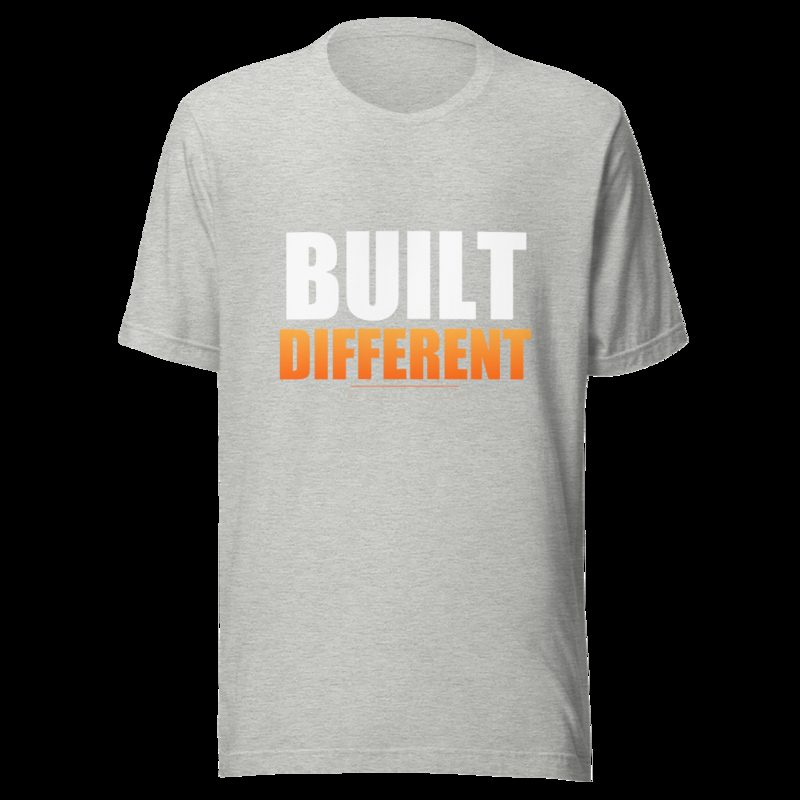 Fire Empire Built Different Tee Athletic Heather