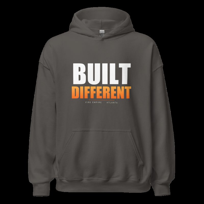 Fire Empire Built Different Hoodie Charcoal