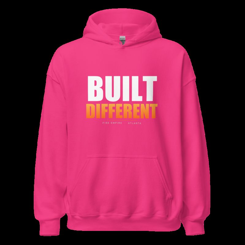 Fire Empire Built Different Hoodie Heliconia