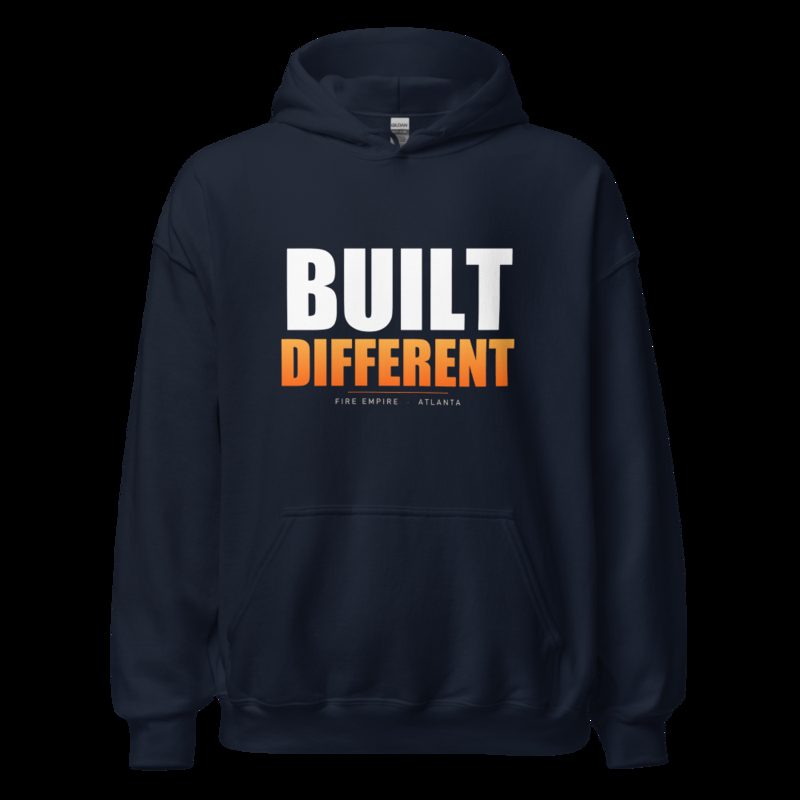 Fire Empire Built Different Hoodie Navy