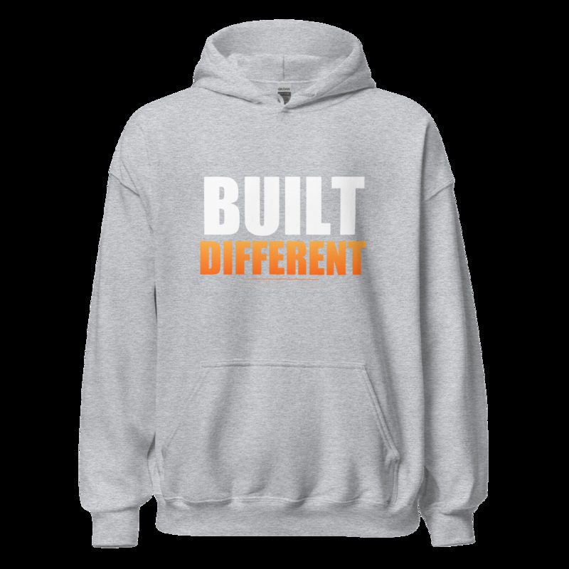 Fire Empire Built Different Hoodie Sport Grey