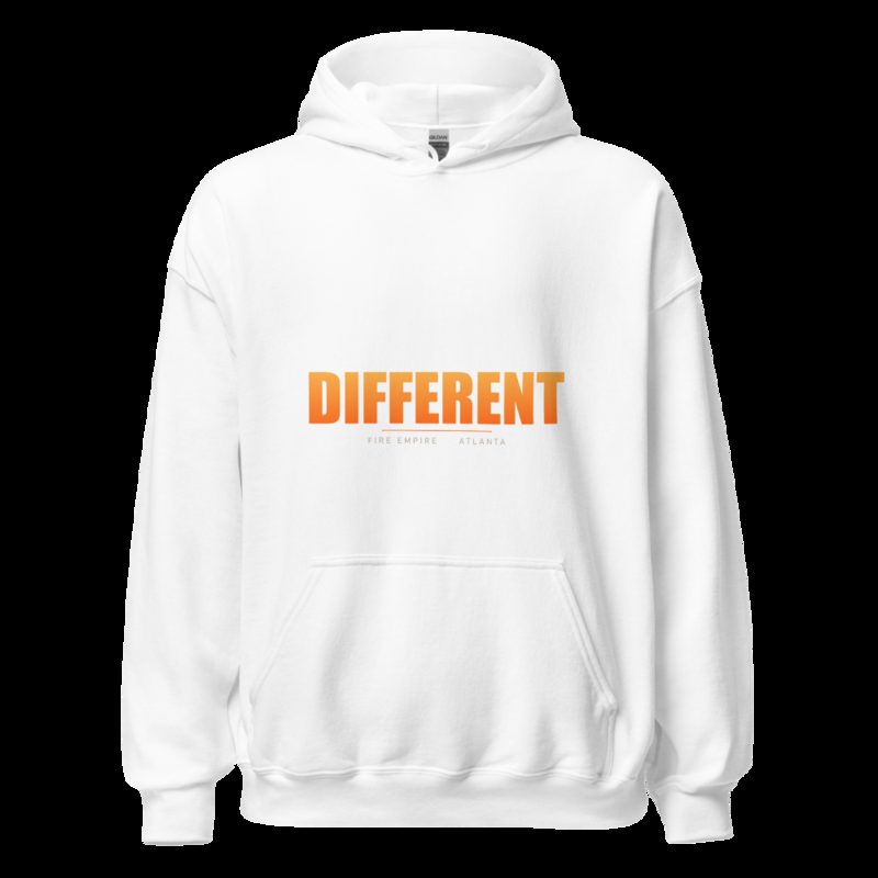 Fire Empire Built Different Hoodie White