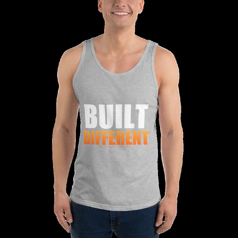 Fire Empire Built Different Tank Athletic Heather
