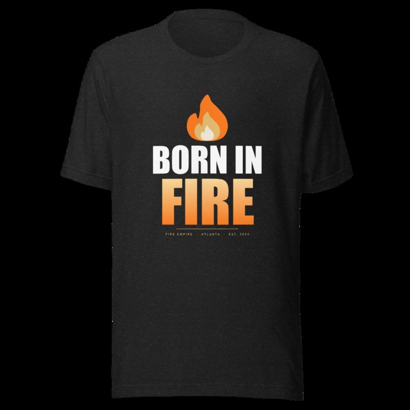 Fire Empire Born In Fire Lux Tee Black Heather