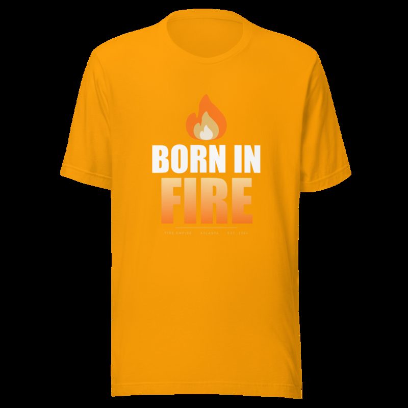 Fire Empire Born In Fire Lux Tee Gold