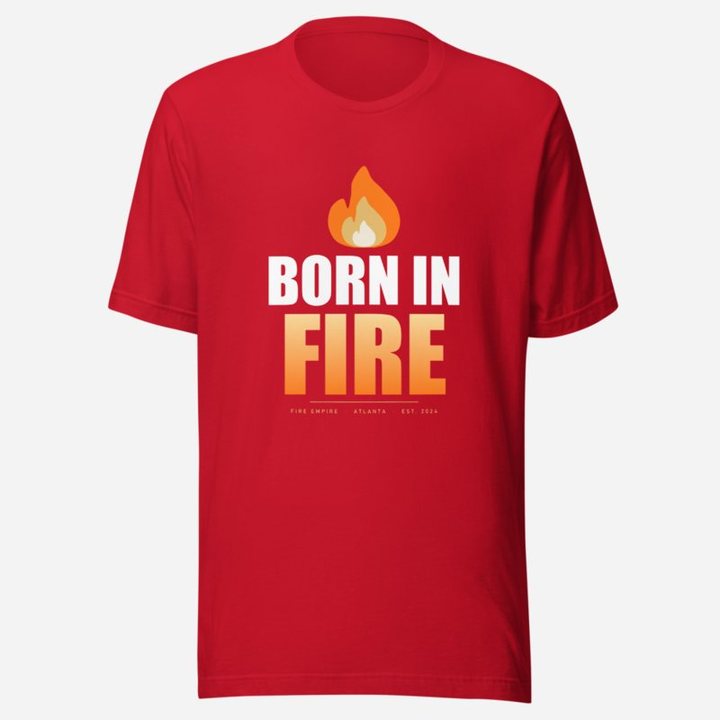 Fire Empire Born In Fire Lux Tee in Red