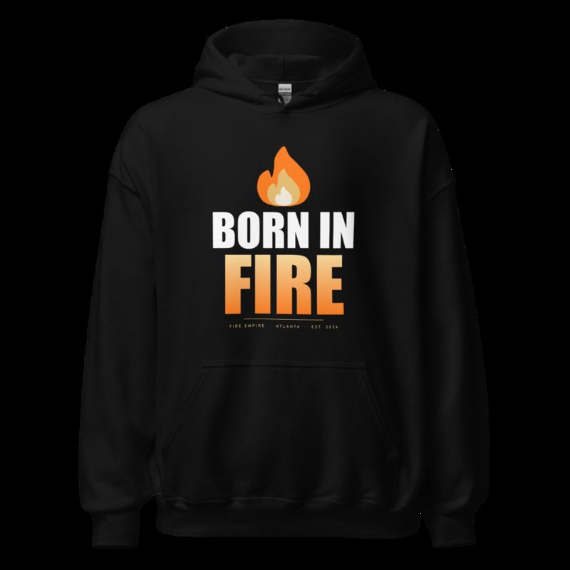 Fire Empire Born In Fire Lux Hoodie Black