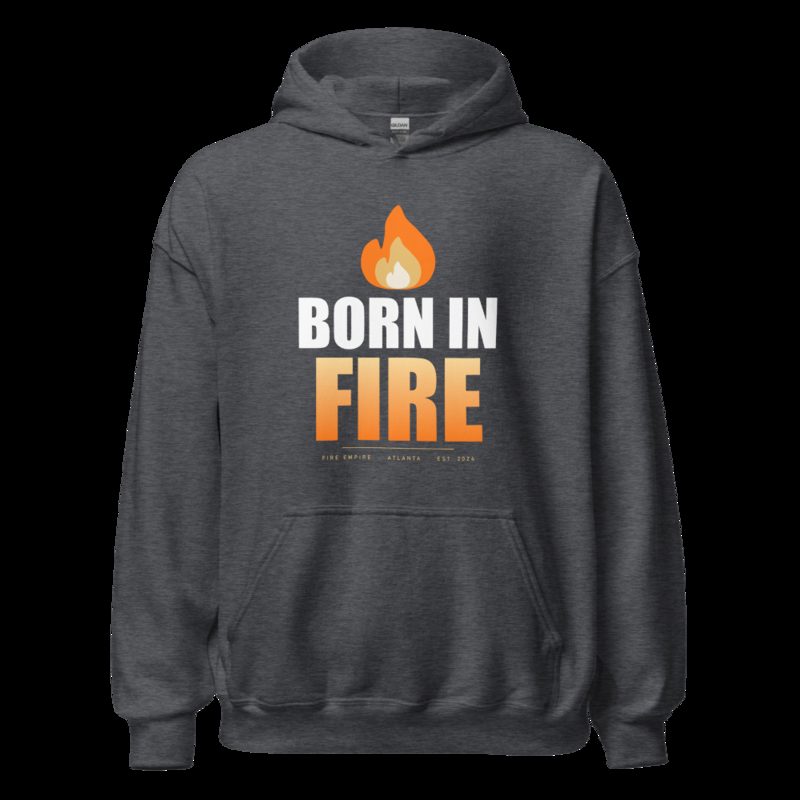 Fire Empire Born In Fire Lux Hoodie Dark Heather