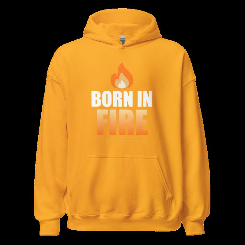 Fire Empire Born In Fire Lux Hoodie Gold