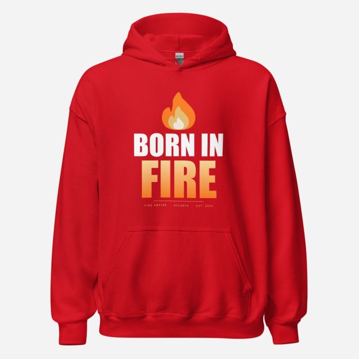 Fire Empire Born In Fire Lux Hoodie in Red