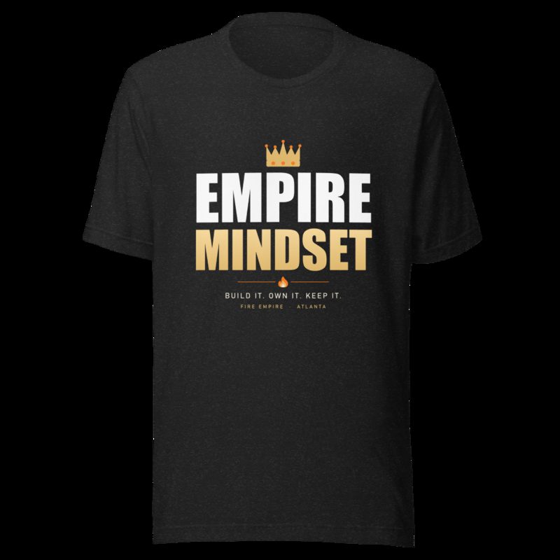 Fire Empire Empire Mindset Lux Tee Black Heather
