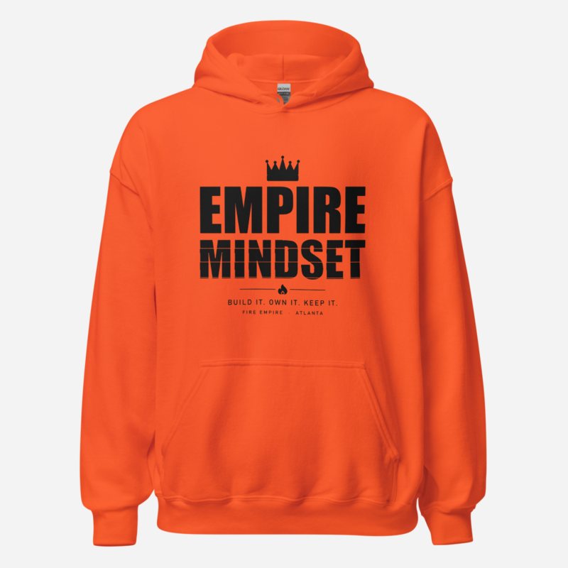 Fire Empire Empire Mindset Lux Hoodie in Orange