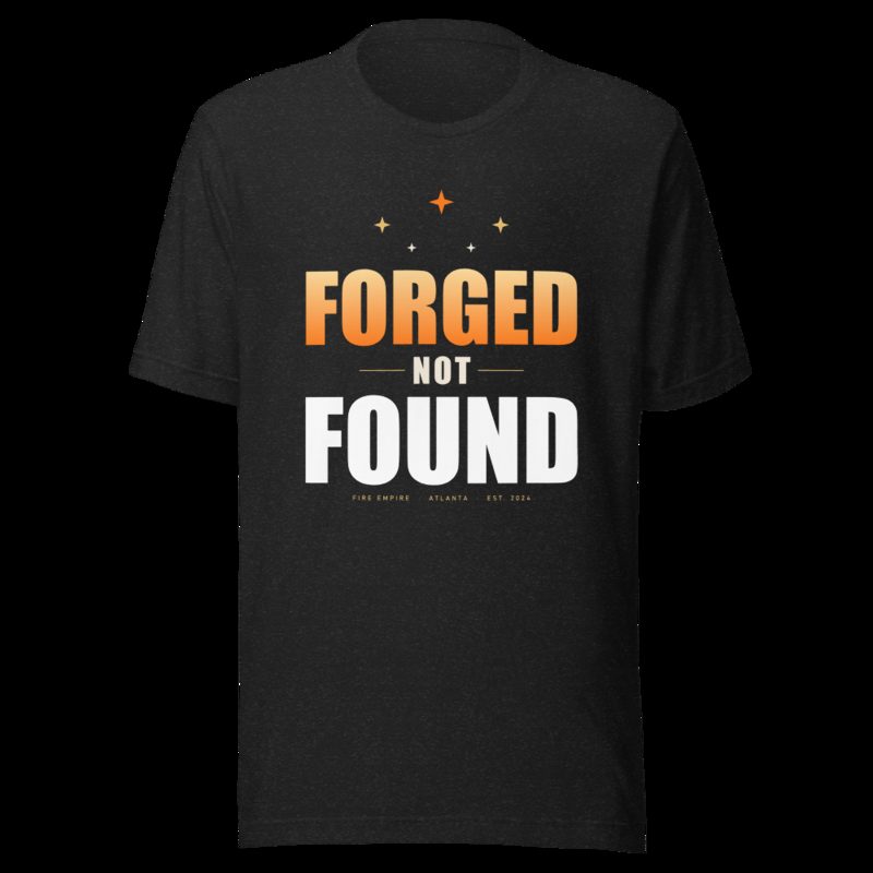 Fire Empire Forged Not Found Lux Tee Black Heather