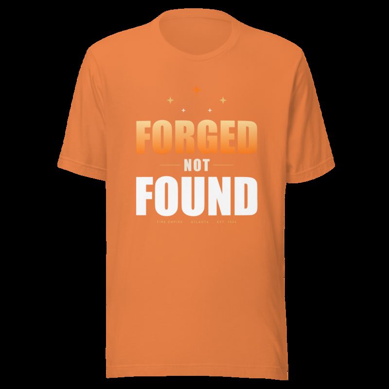Fire Empire Forged Not Found Lux Tee Burnt Orange