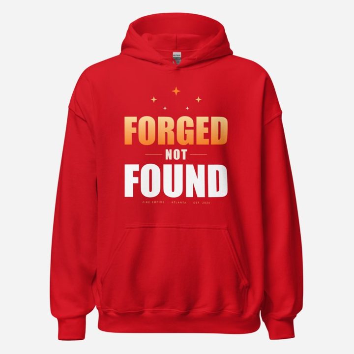 Fire Empire Forged Not Found Lux Hoodie in Red