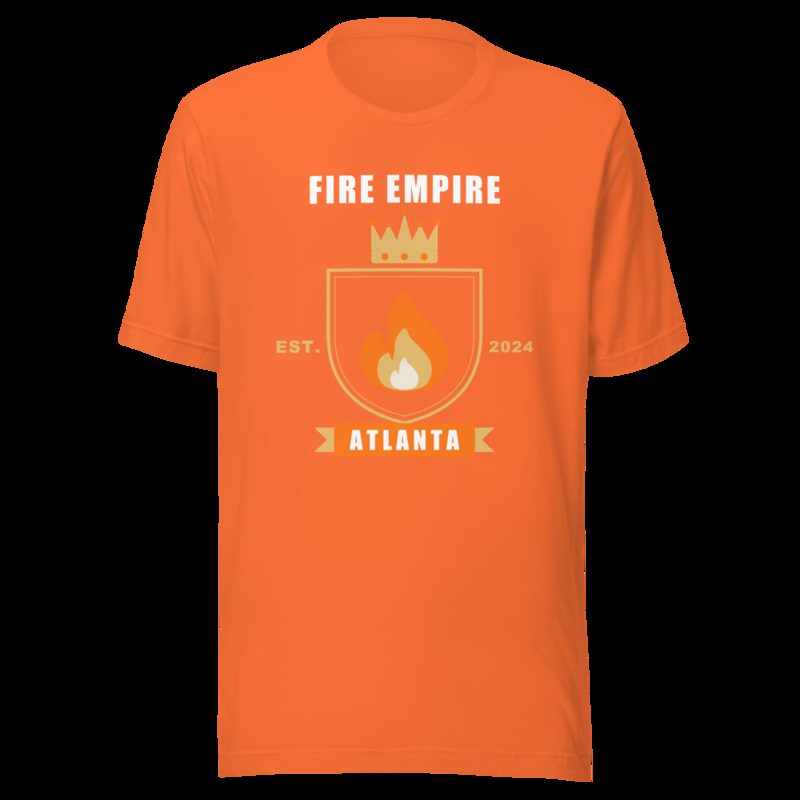 Fire Empire Atlanta Crest Lux Tee Orange