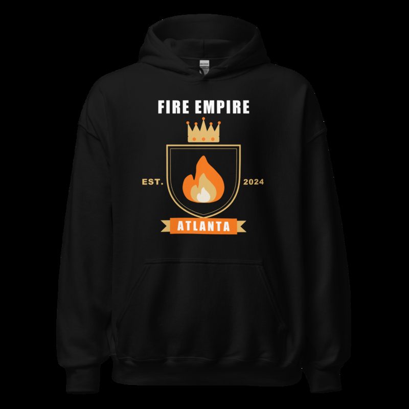 Fire Empire Atlanta Crest Lux Hoodie Black