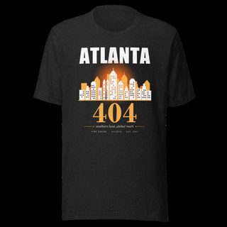 Fire Empire Atlanta 404 Skyline Empire Tee Black Heather