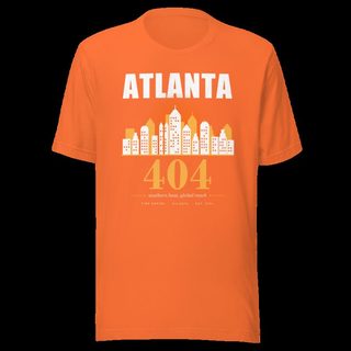 Fire Empire Atlanta 404 Skyline Empire Tee Orange