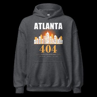 Fire Empire Atlanta 404 Skyline Empire Hoodie Dark Heather