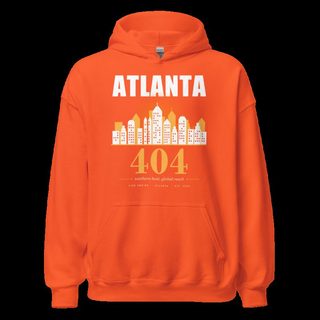 Fire Empire Atlanta 404 Skyline Empire Hoodie Orange