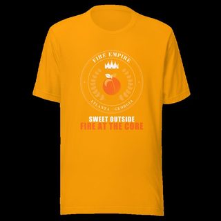 Fire Empire Fire At The Core Empire Tee Gold
