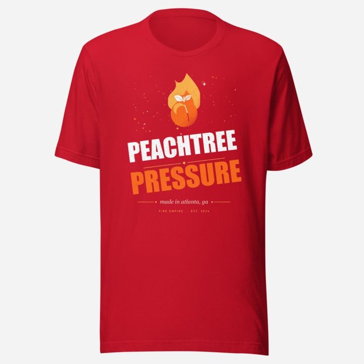 Fire Empire Peachtree Pressure Empire Tee in Red