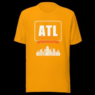 Fire Empire ATL Plate Empire Tee Gold