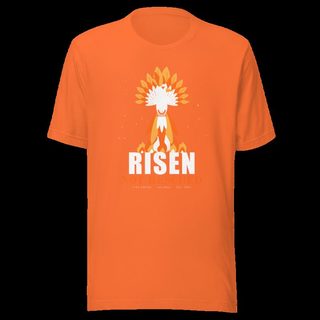 Fire Empire Risen Not Rescued Empire Tee Orange