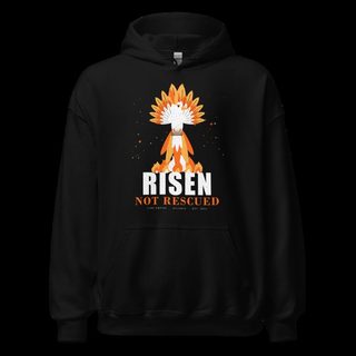 Fire Empire Risen Not Rescued Empire Hoodie Black