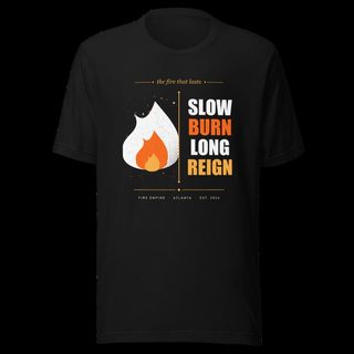 Fire Empire Slow Burn Long Reign Empire Tee Black